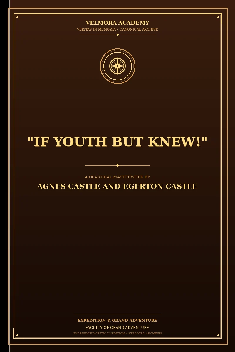 Cover of "If Youth but Knew!"