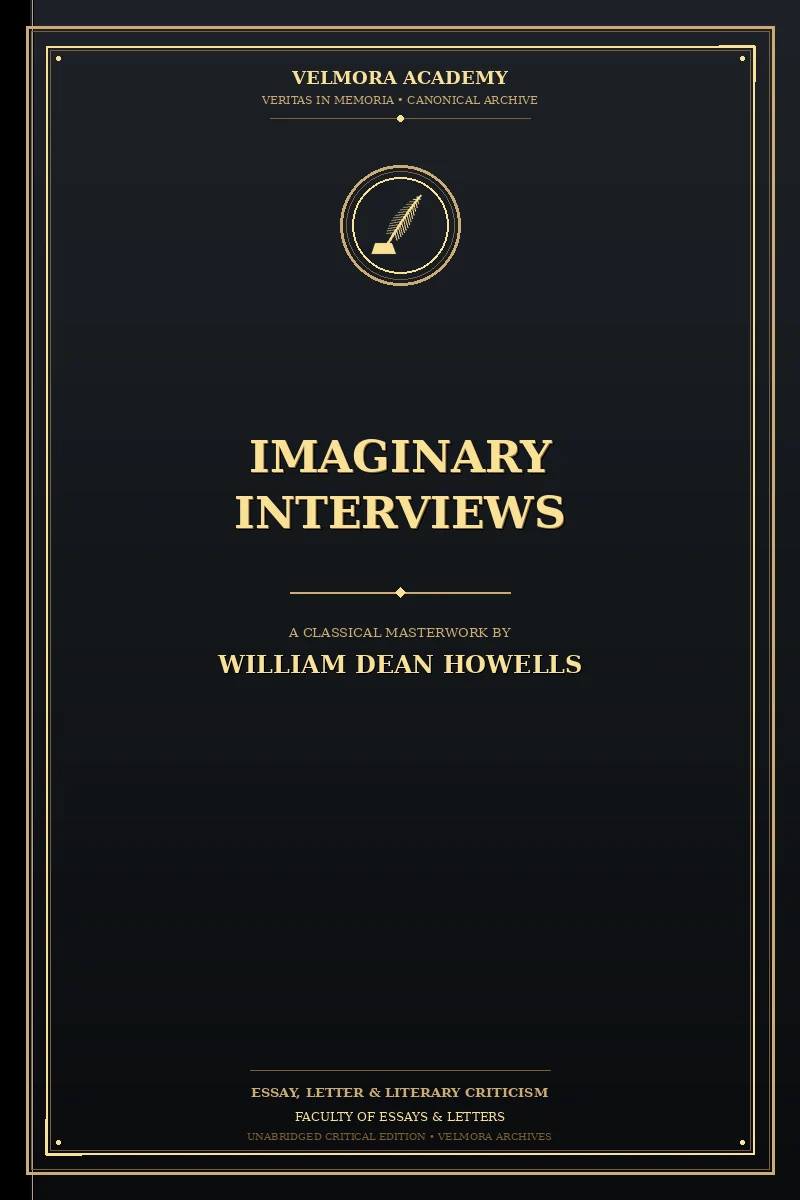 Cover of Imaginary Interviews