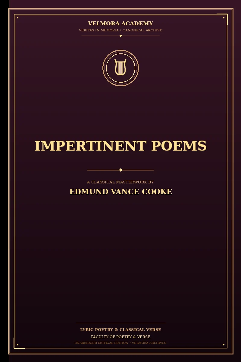 Cover of Impertinent Poems