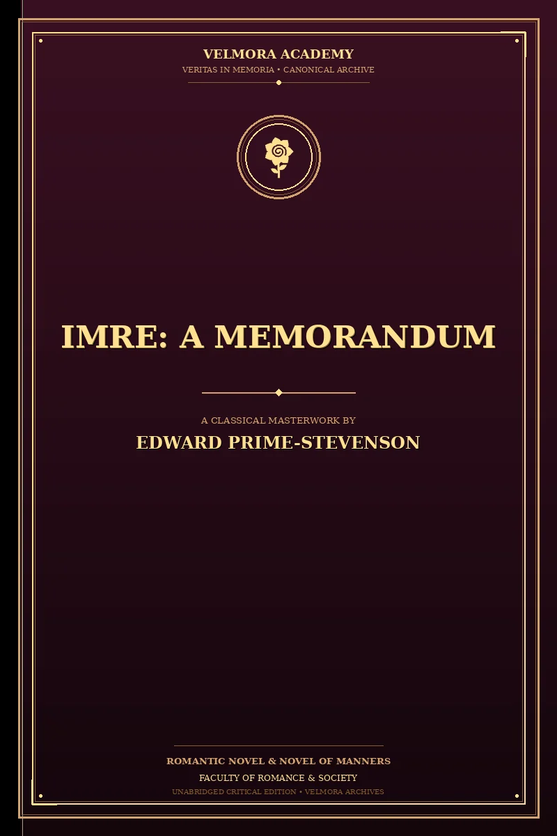 Cover of Imre: A Memorandum