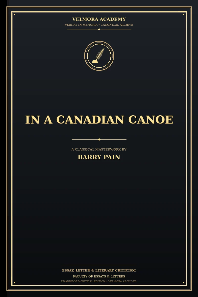 Cover of In a Canadian Canoe