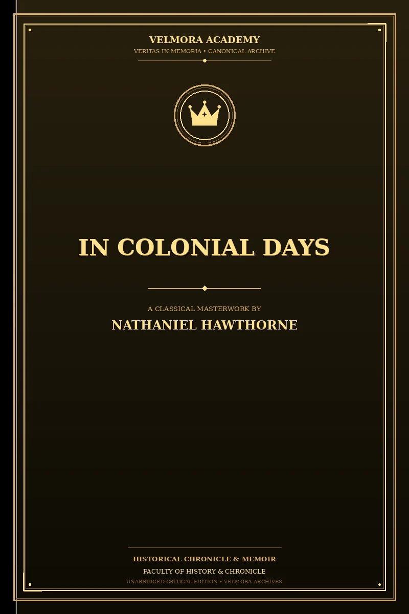 Cover of In colonial days