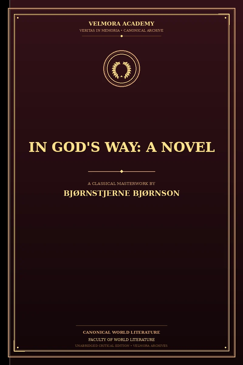 Cover of In God's Way: A Novel