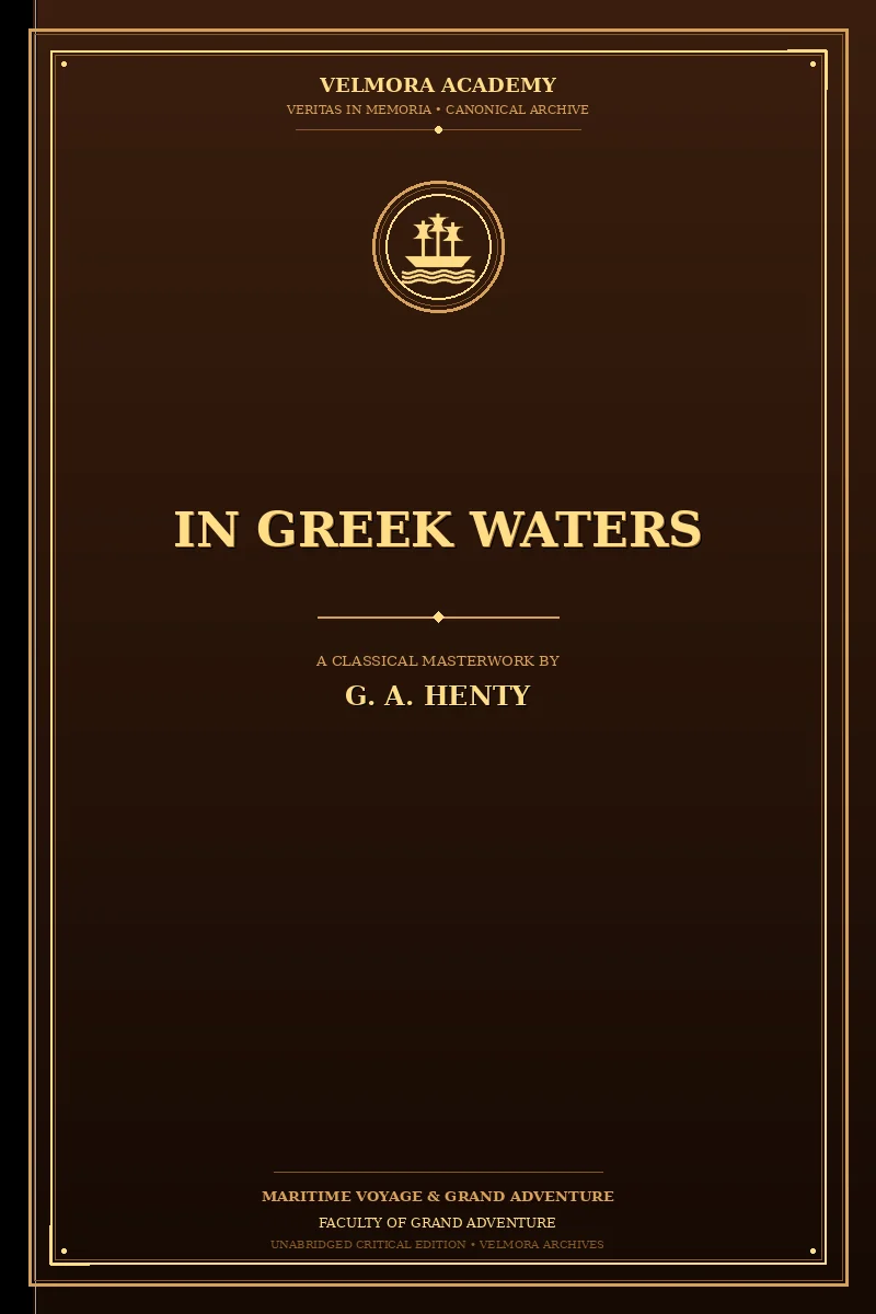 Cover of In Greek Waters