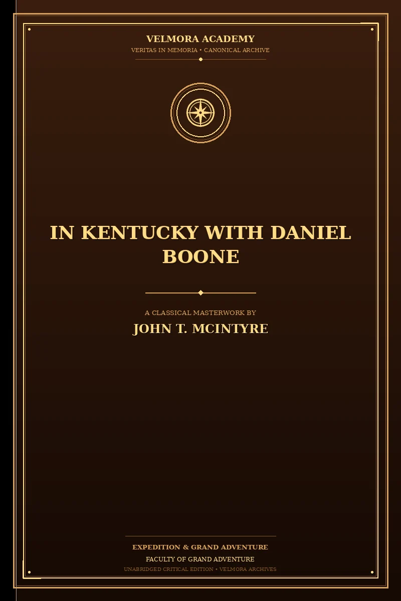 Cover of In Kentucky with Daniel Boone
