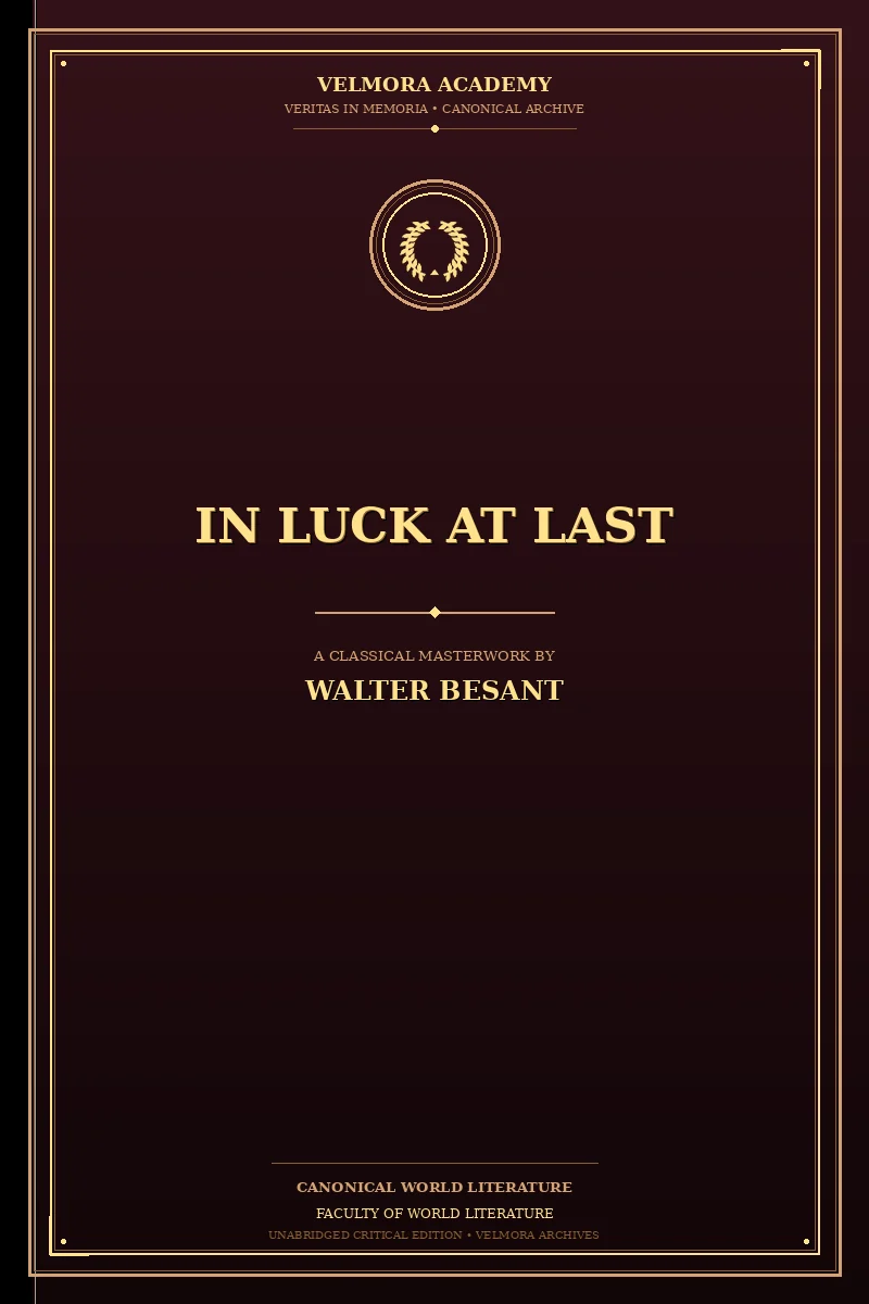 In Luck at Last