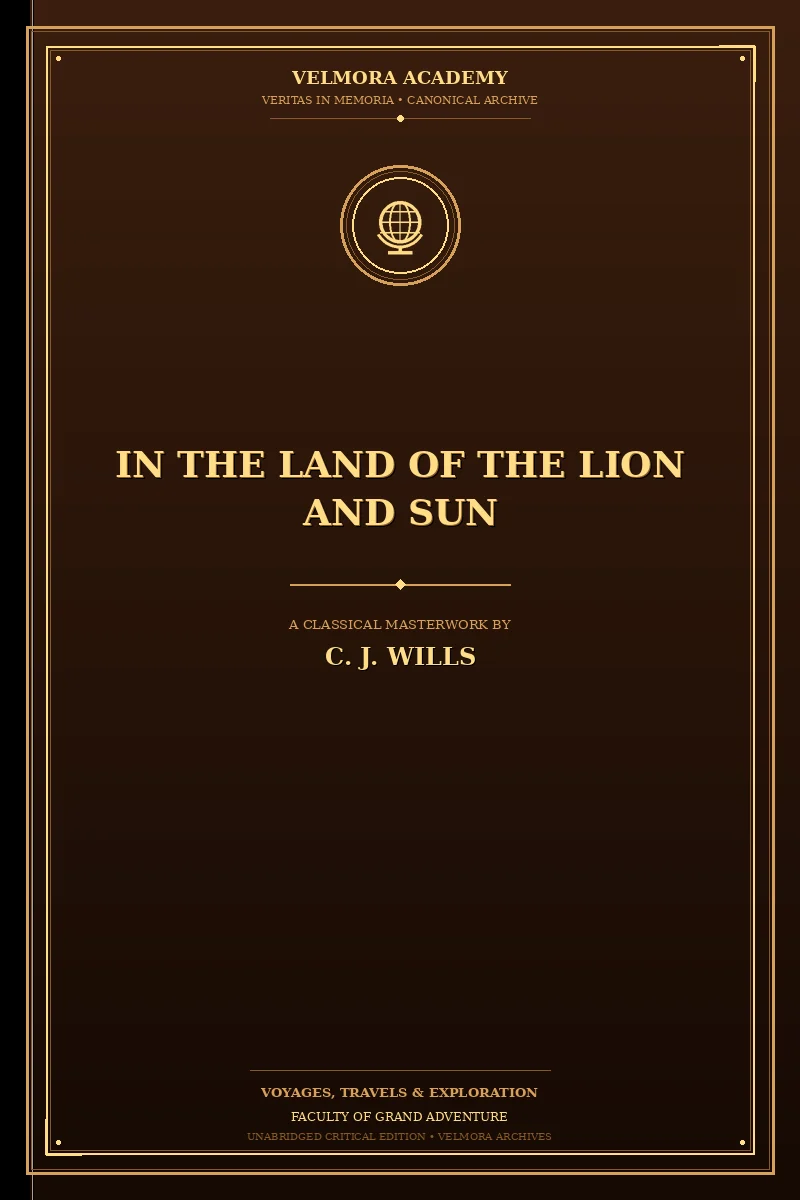Cover of In the land of the lion and sun