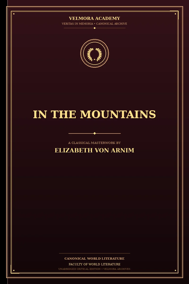 Cover of In the Mountains