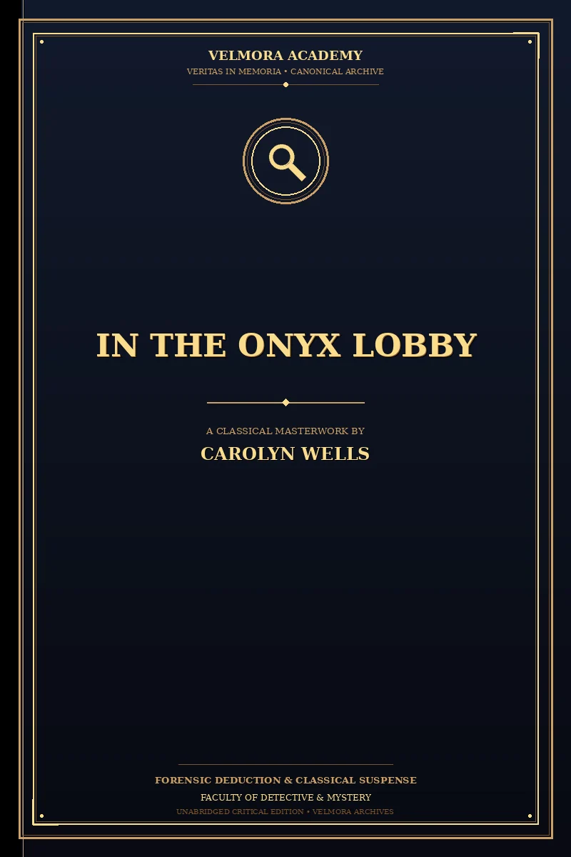 In the Onyx Lobby