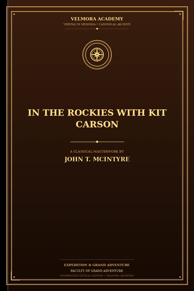 Cover of In the Rockies with Kit Carson