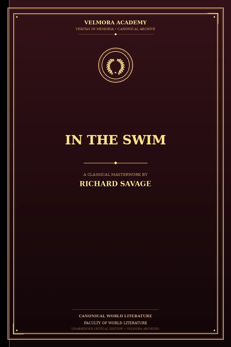 Cover of In the swim