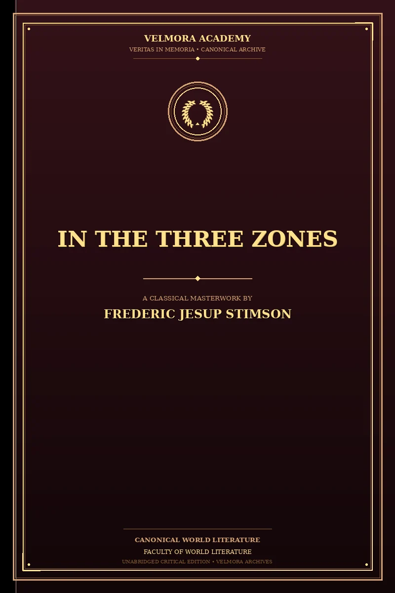 Cover of In the three zones