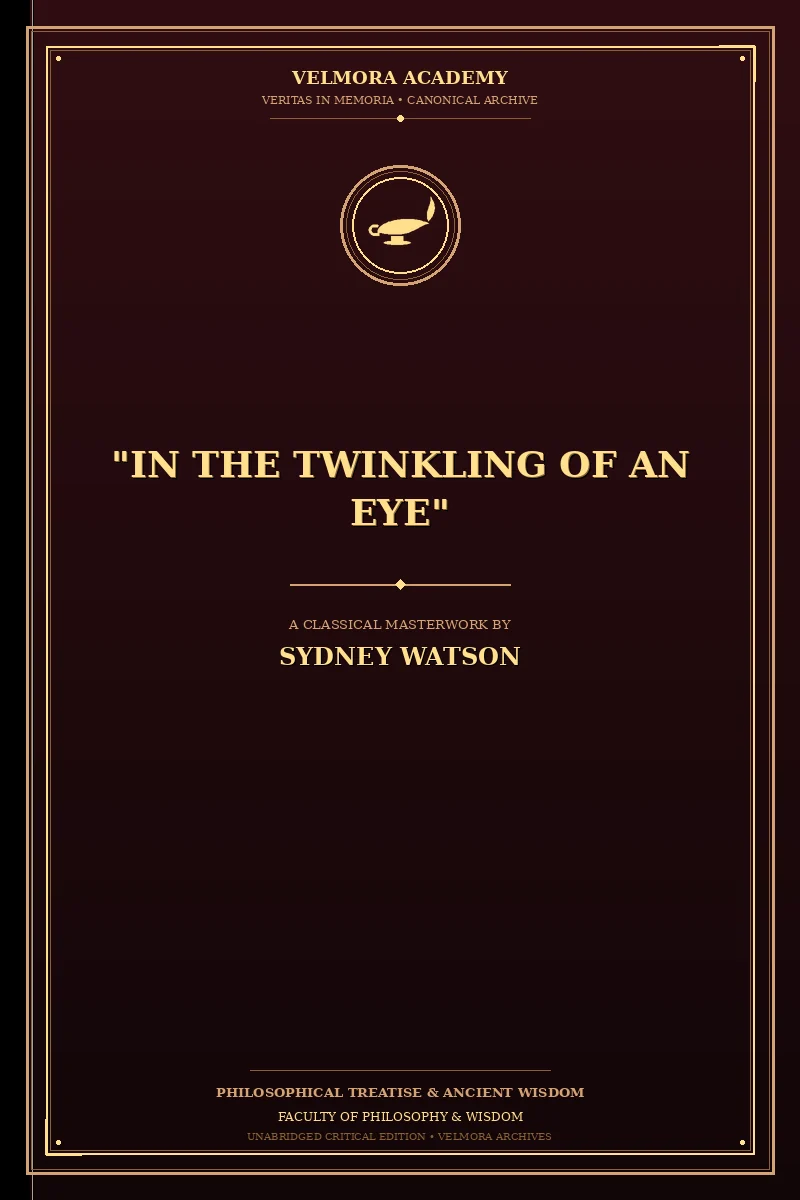 "In the twinkling of an eye"