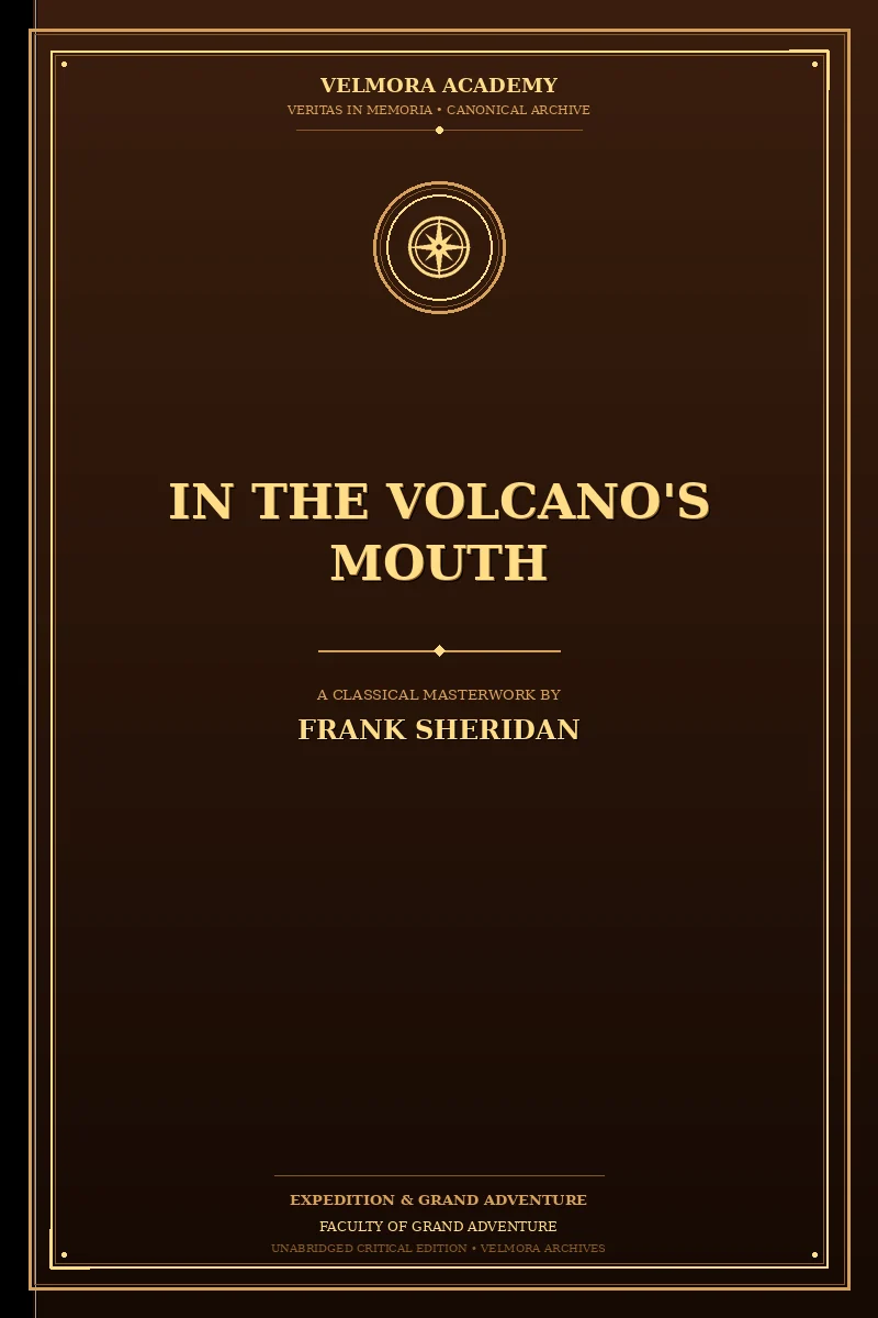 In the volcano's mouth