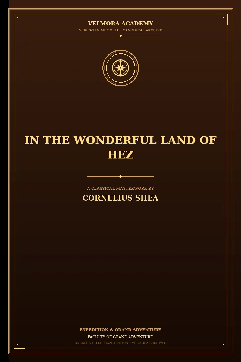 Cover of In the Wonderful Land of Hez
