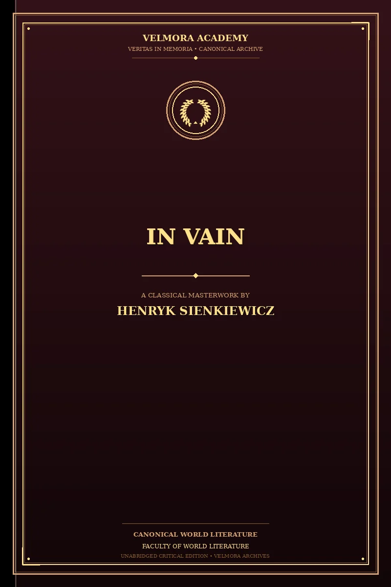 In Vain