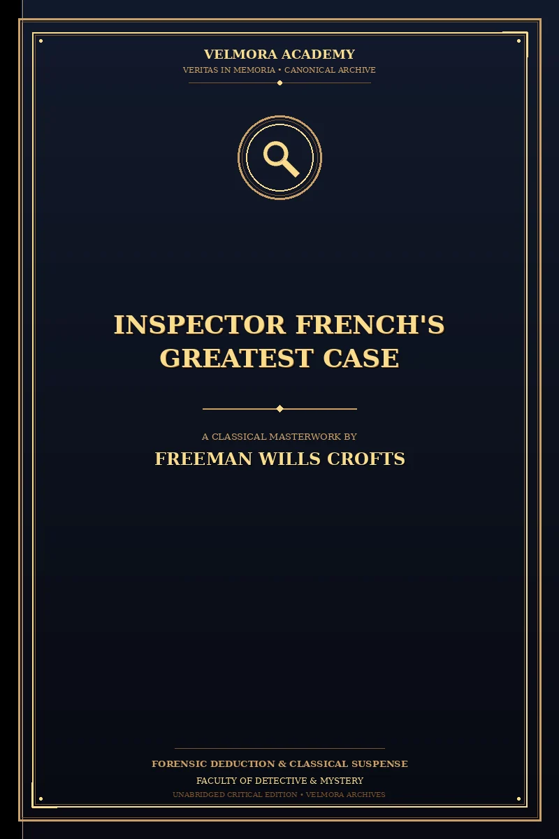 Cover of Inspector French's greatest case
