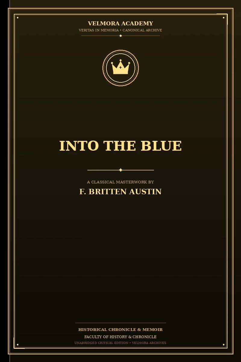 Cover of Into the blue