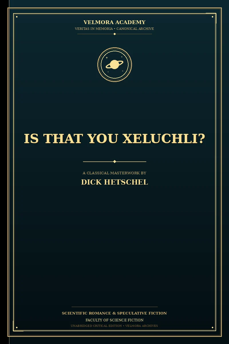 Cover of Is That You Xeluchli?