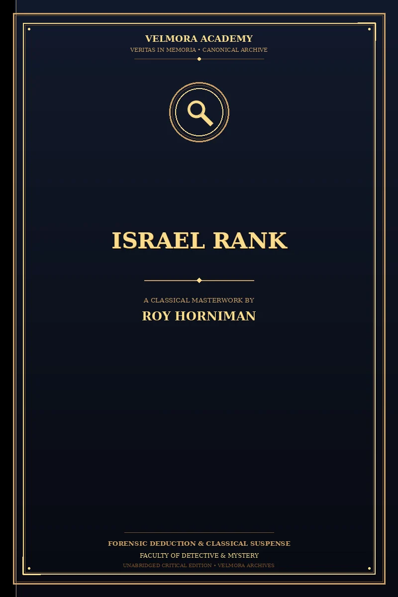 Cover of Israel Rank