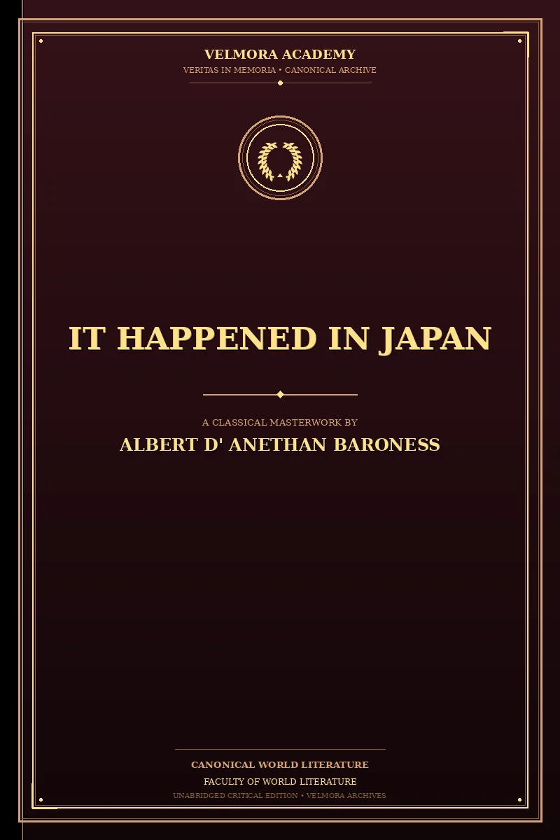 It Happened in Japan