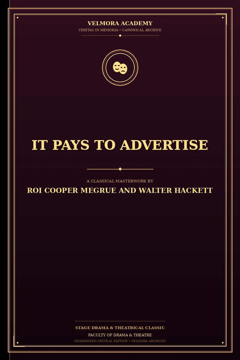 It pays to advertise