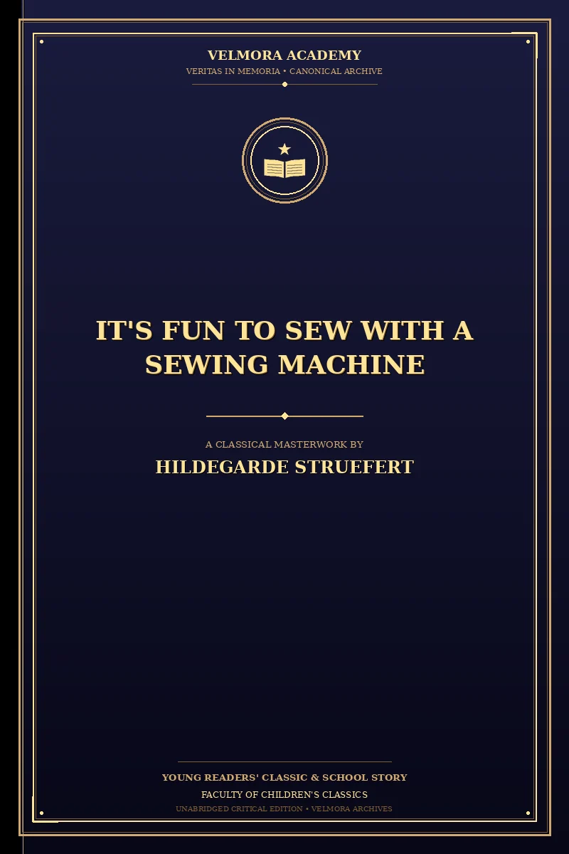 It's Fun to Sew with a Sewing Machine