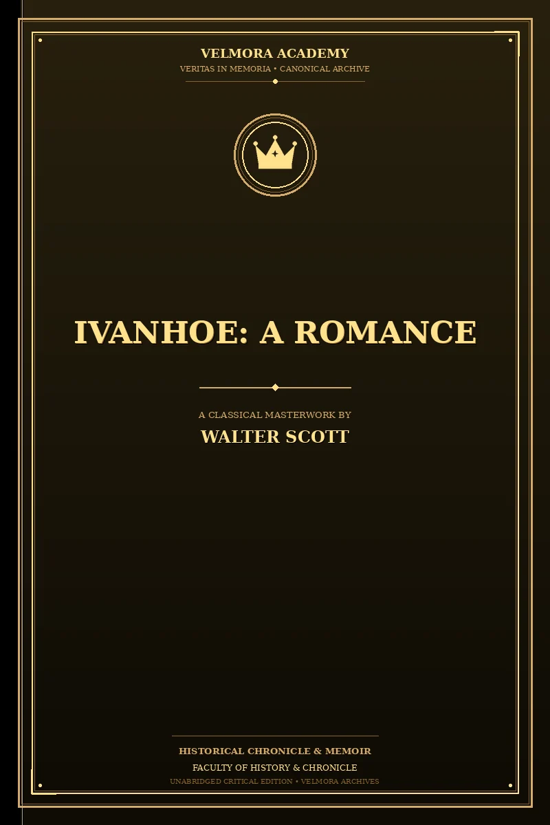 Cover of Ivanhoe: A Romance