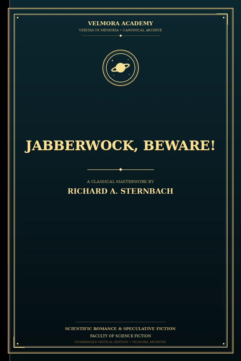 Cover of Jabberwock, Beware!