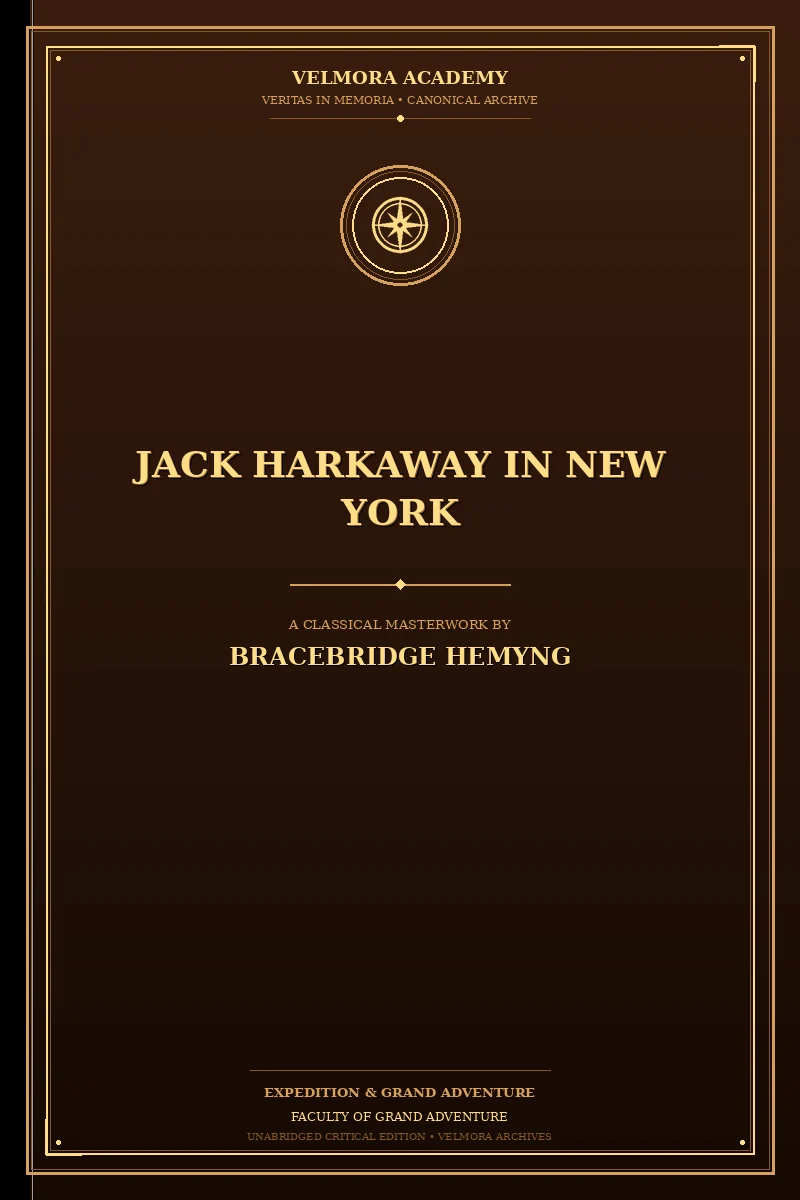 Jack Harkaway in New York