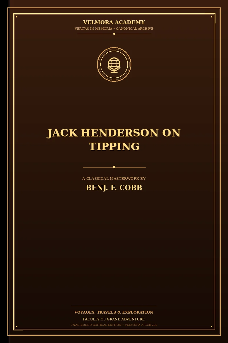 Jack Henderson on tipping