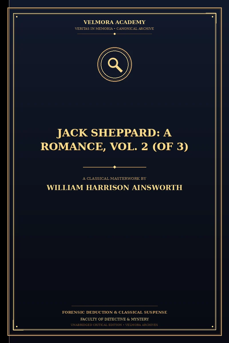 Jack Sheppard: A Romance, Vol. 2 (of 3)