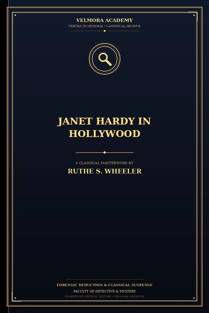 Janet Hardy in Hollywood