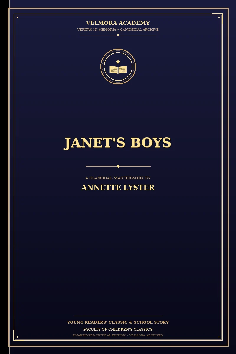 Cover of Janet's boys