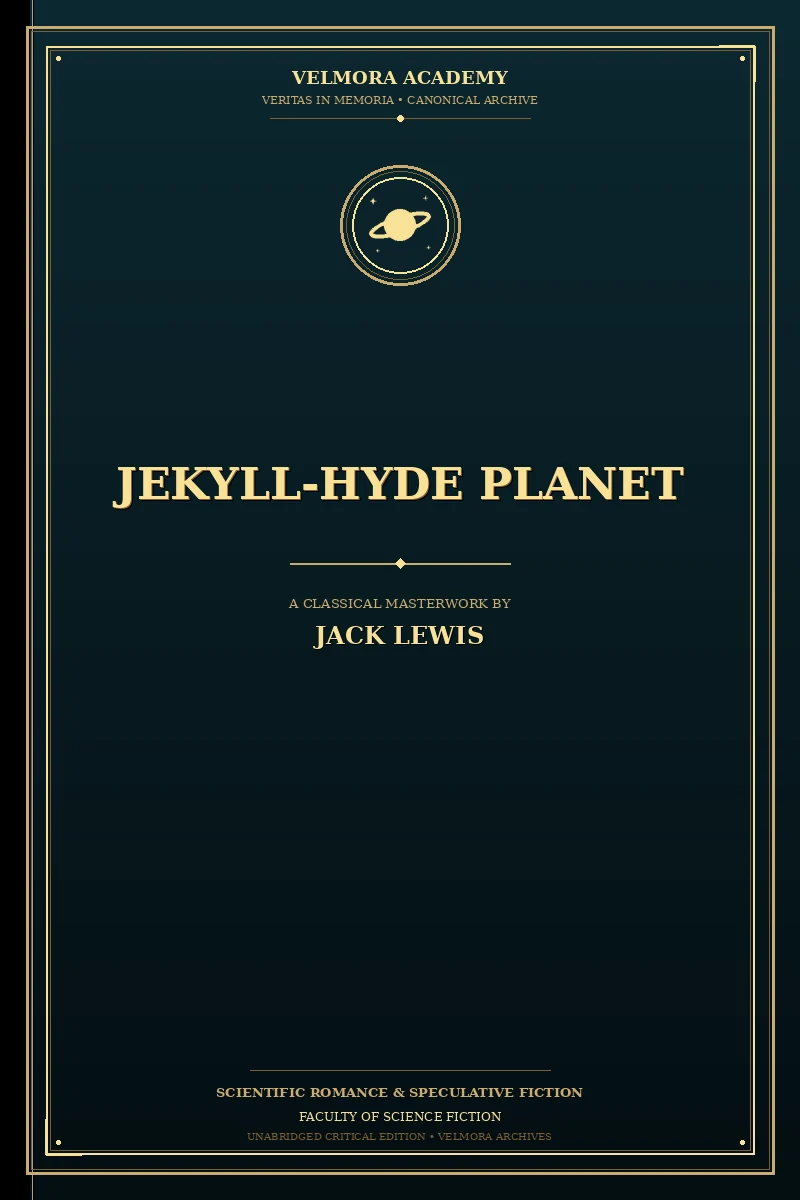 Cover of Jekyll-Hyde Planet
