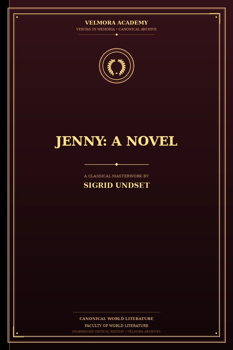 Cover of Jenny: A Novel