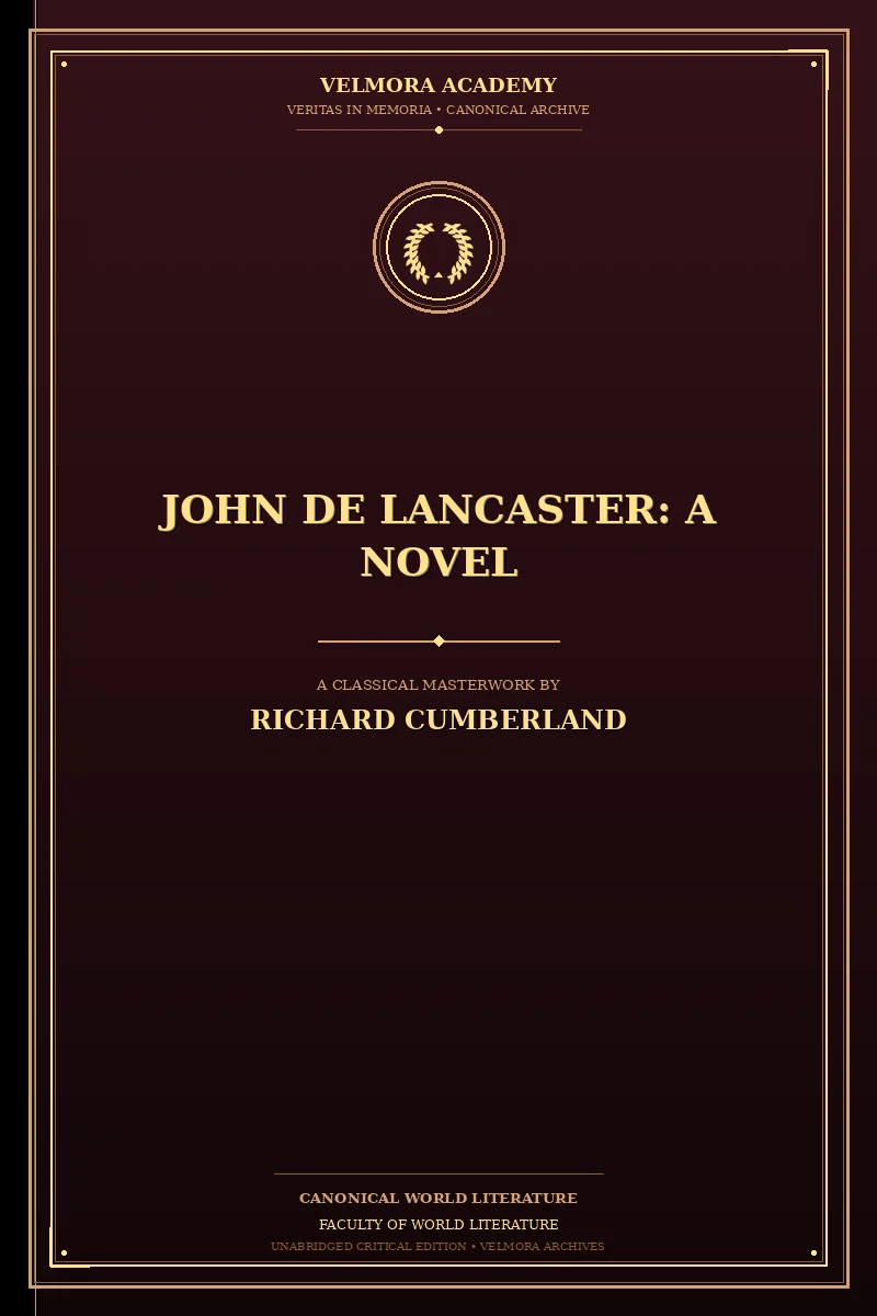 John de Lancaster: a novel