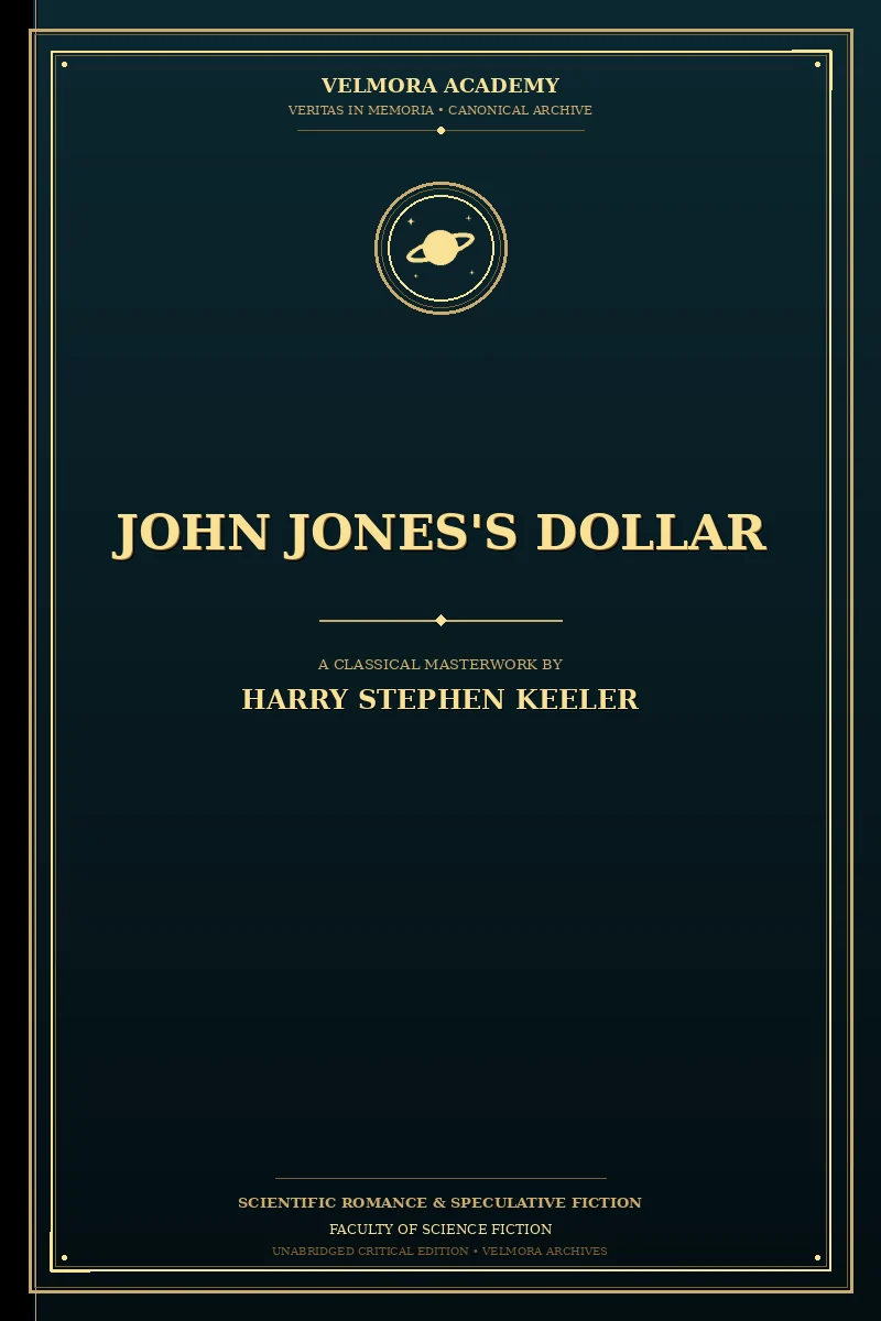 Cover of John Jones's Dollar