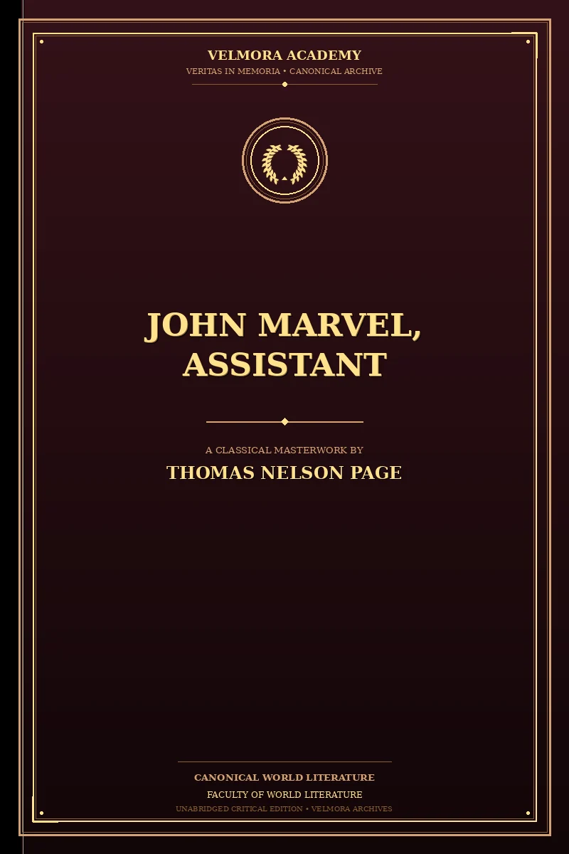 Cover of John Marvel, Assistant