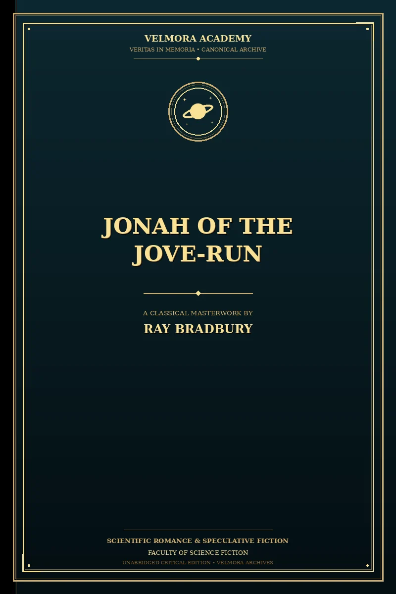 Jonah of the Jove-Run