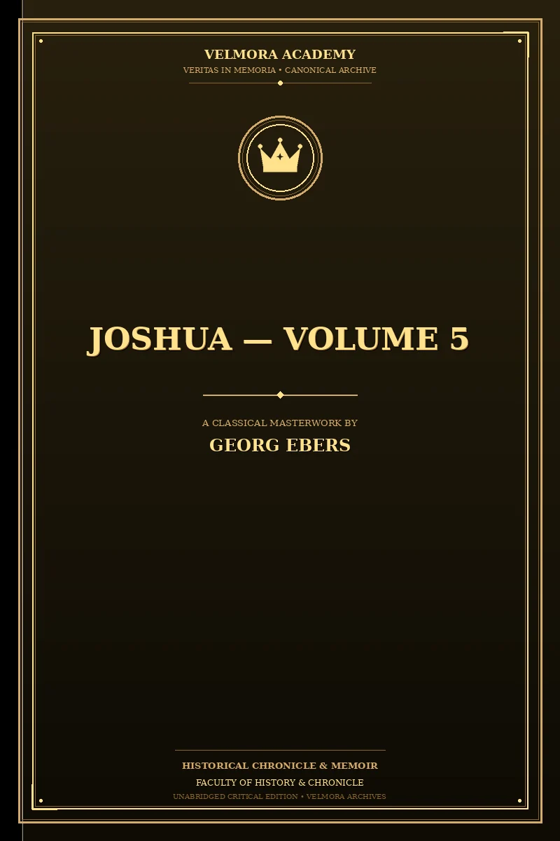 Cover of Joshua — Volume 5