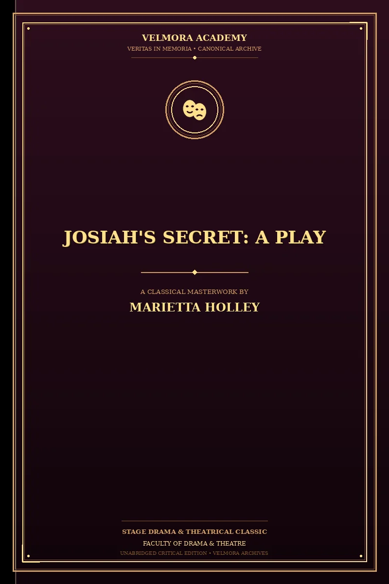 Cover of Josiah's Secret: A Play