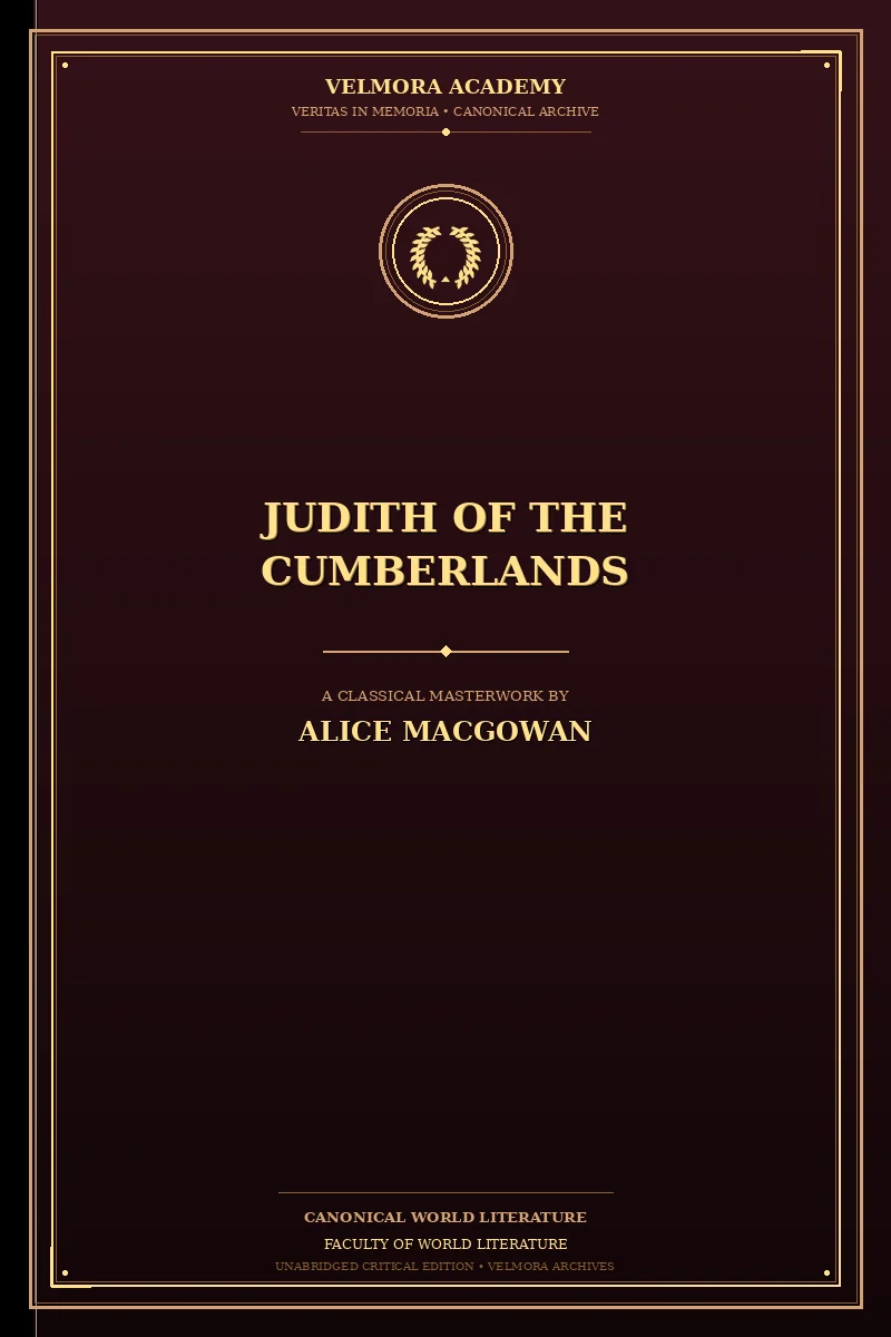 Cover of Judith of the Cumberlands