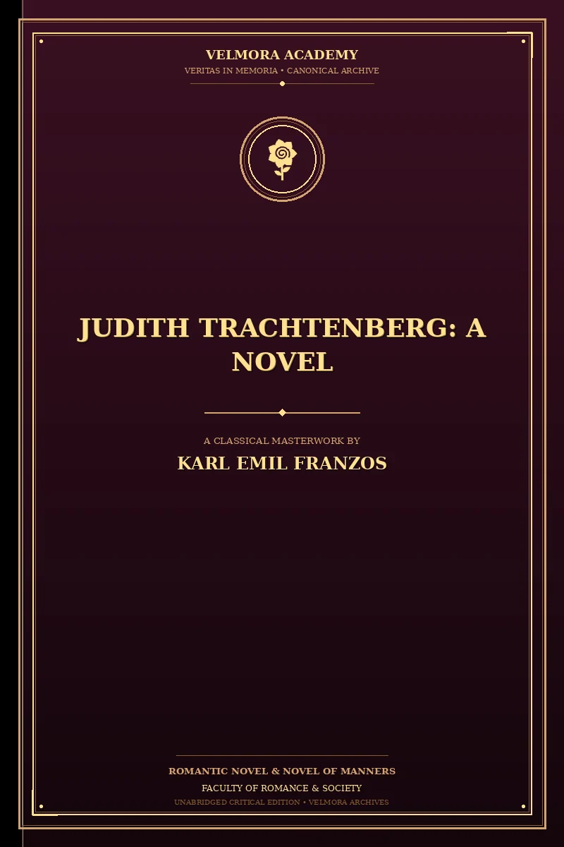 Judith Trachtenberg: A Novel