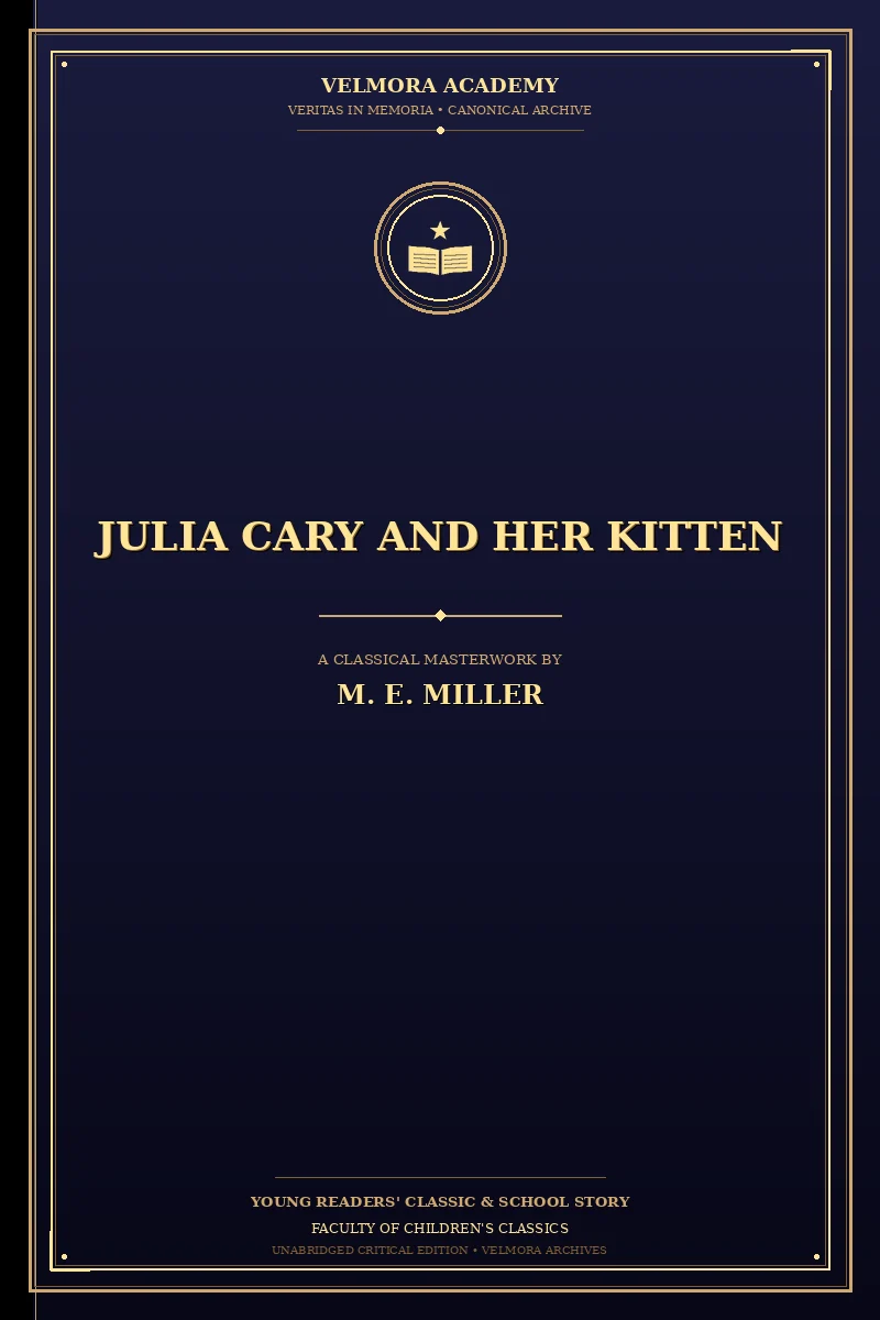 Julia Cary and her kitten