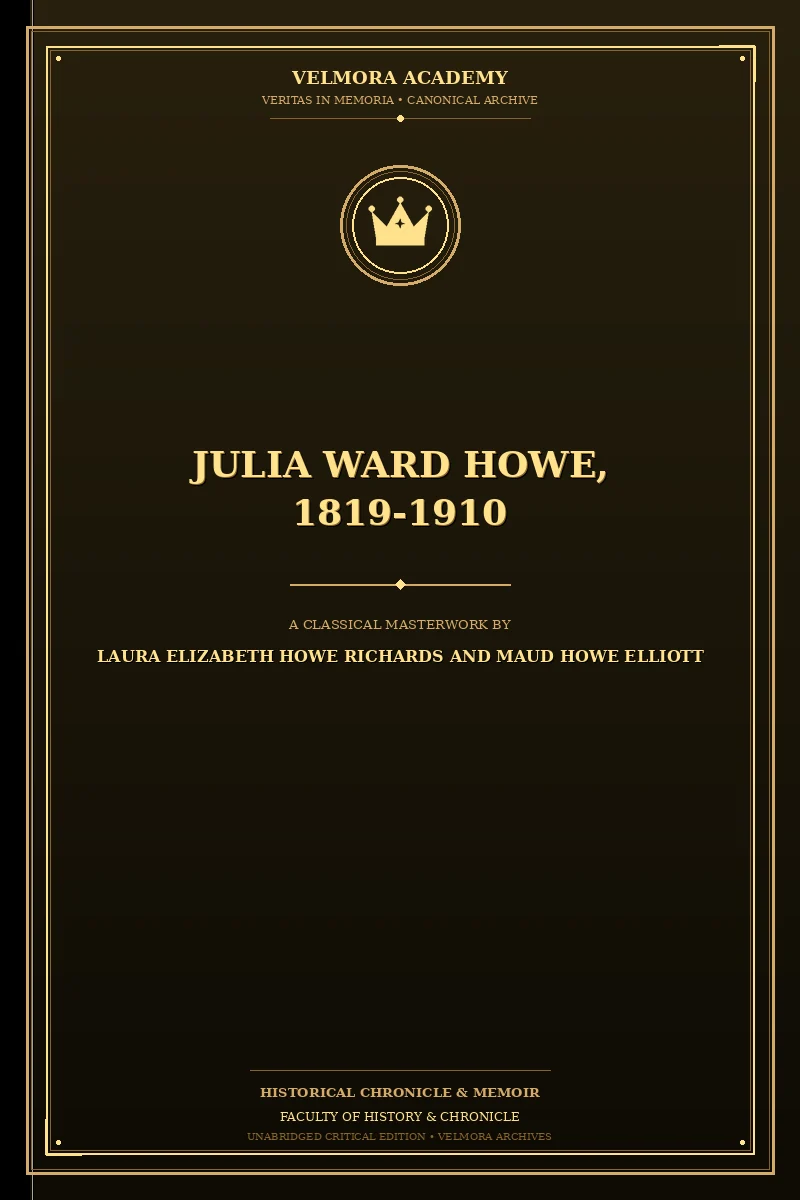 Cover of Julia Ward Howe, 1819-1910