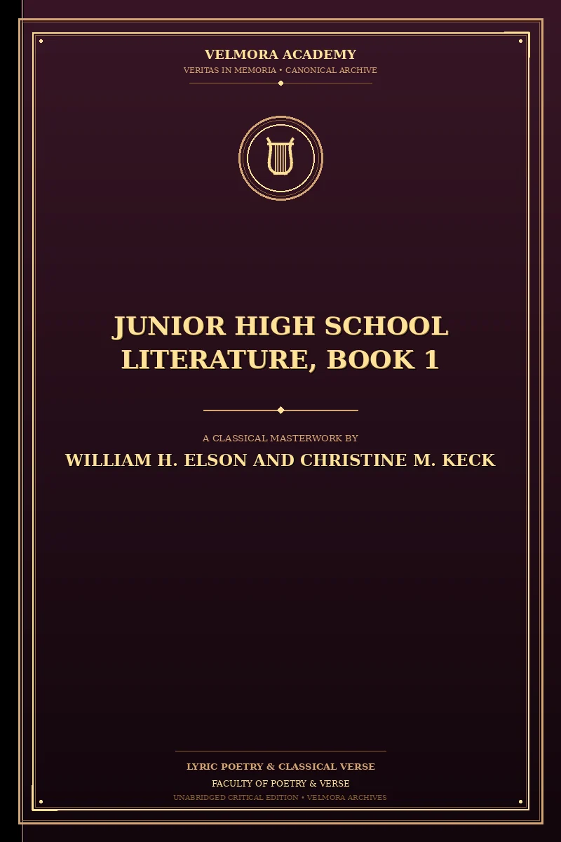 Junior High School Literature, Book 1