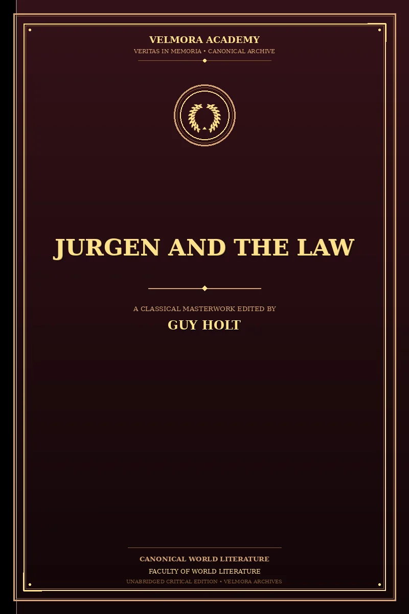 Cover of Jurgen and the law