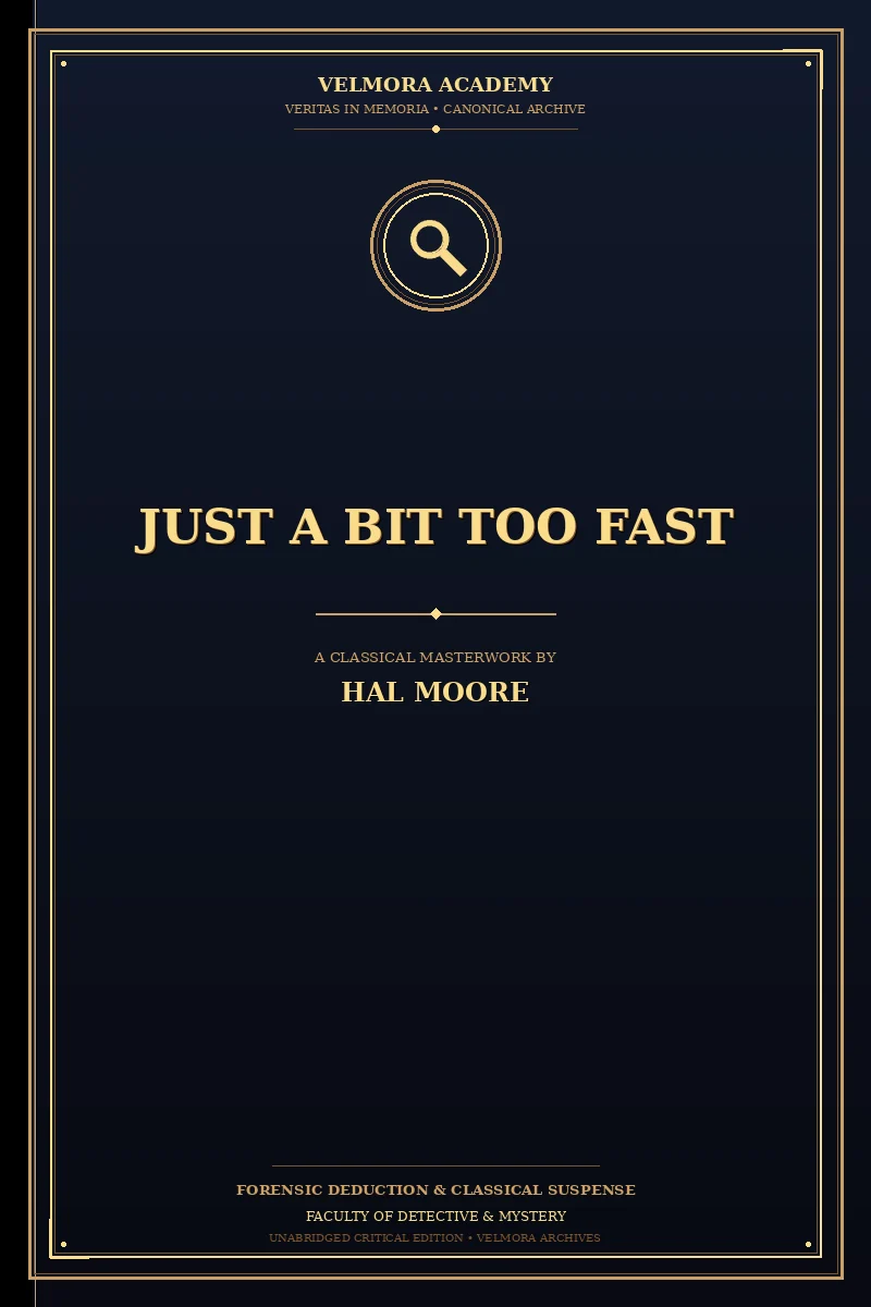 Just a bit too fast