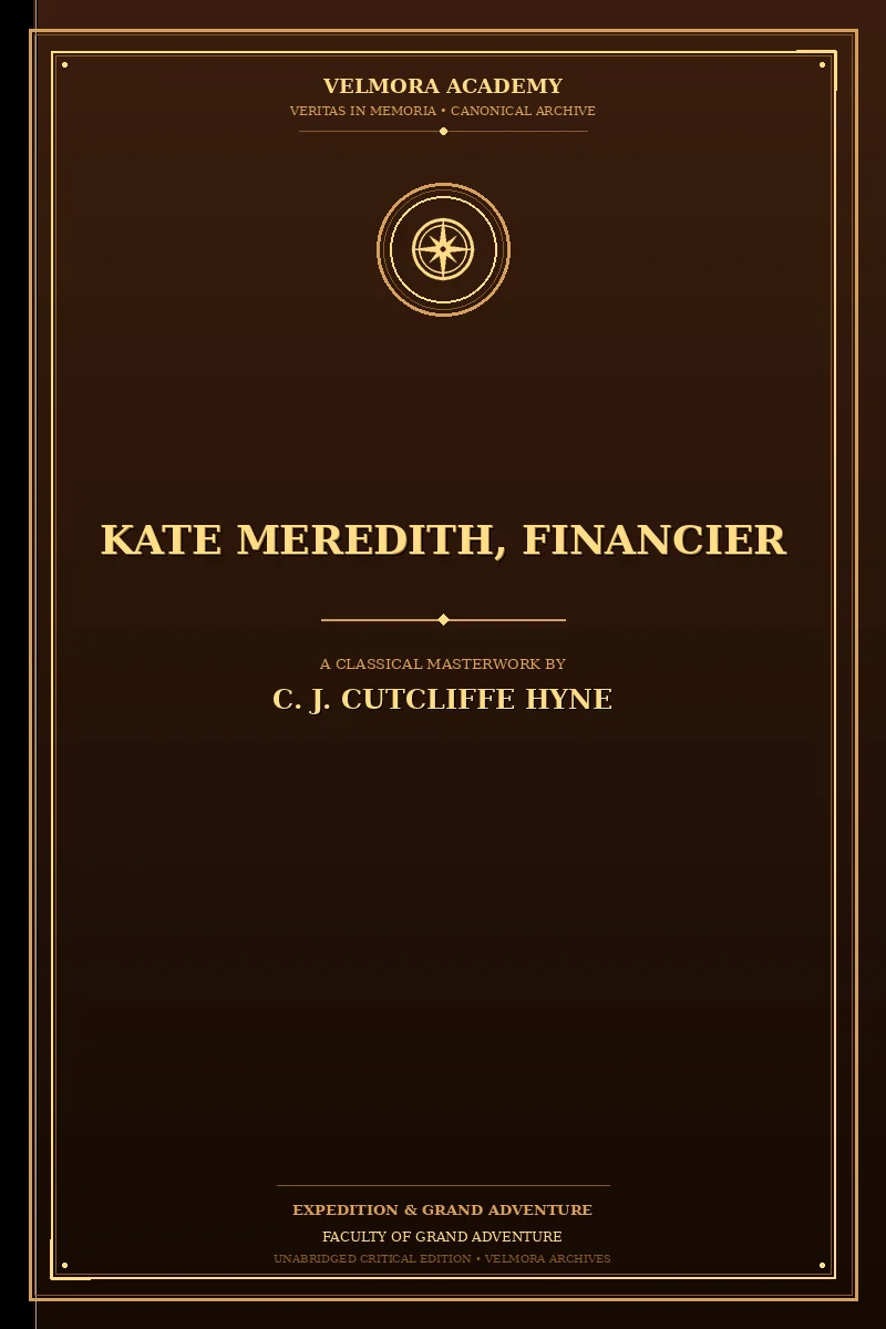Kate Meredith, Financier
